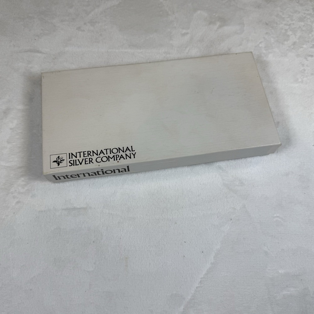International Silver Co Original Rogers Silverplate Tomato Server Tray Box VTG